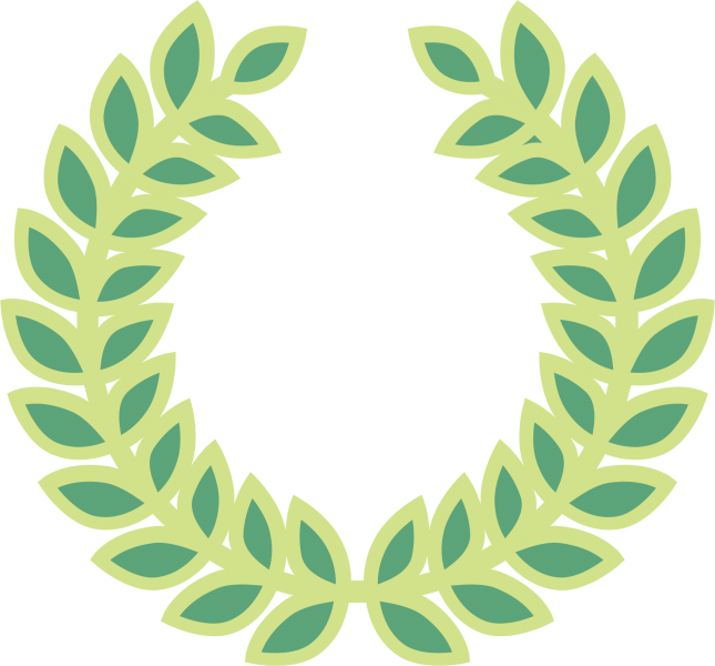 Laurel Wreaths - Ramos De Oliveira Significado (645x600), Png Download