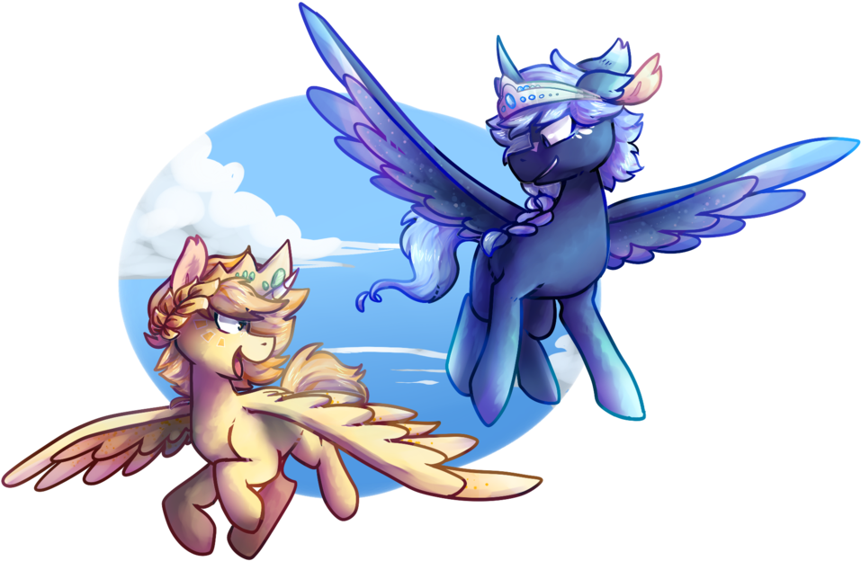 Alicorn, Alicorn Oc, Artist - Cartoon (1024x707), Png Download