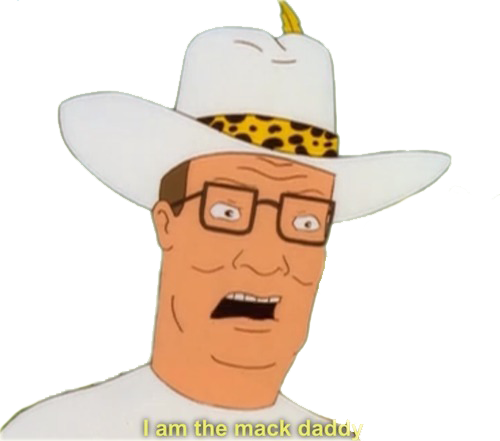 Hank Hill Gif Mac Daddy (500x441), Png Download