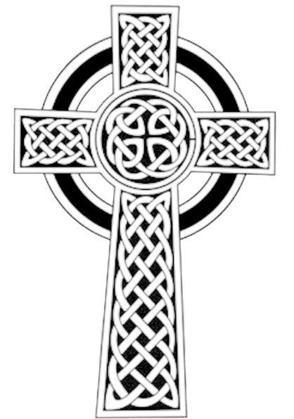 Celtic Cross Clip Art (425x600), Png Download