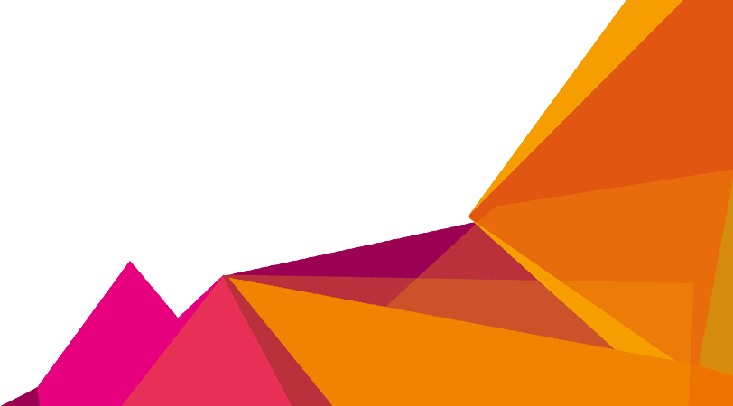 Geometric Background Images In Pink And Orange - Triangle (812x450), Png Download