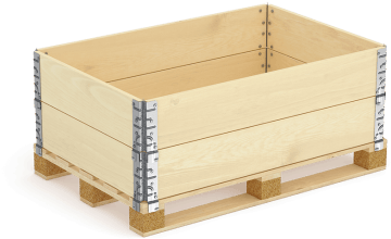 Benefits Of Using Pallet Collars In Fasteners Transportation - Collar Pallet Png (460x345), Png Download