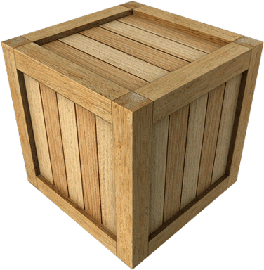 Wooden Box Packaging Material (500x500), Png Download