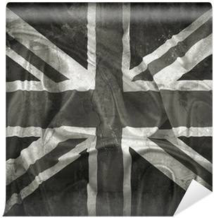 Grunge Union Jack Flag Background Wall Mural • Pixers® - Uk Eu And Usa (400x400), Png Download