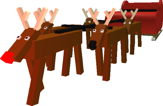 File - Santa's Sleigh - Png - Lumber (525x343), Png Download