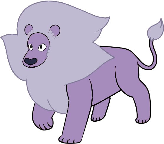 Lion Night Pallet - Steven Universe Night Lion (630x578), Png Download