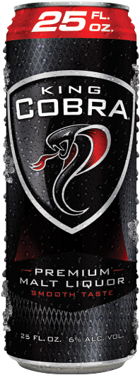 4/6 16oz Can - King Cobra 25 Oz (389x680), Png Download