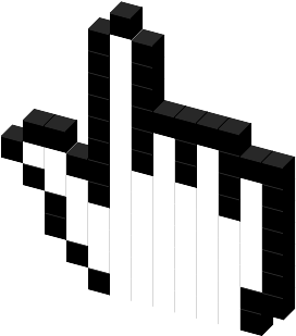 View Favicon On T-shirt - Cursor (340x431), Png Download