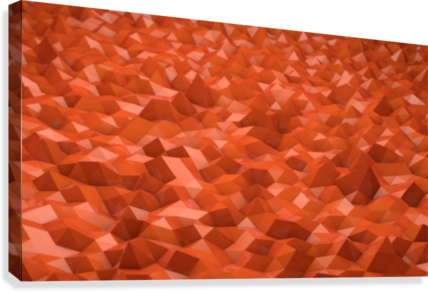 Abstract Low Poly Low Poly Orange Background Canvas - Applied Methodologies In Polymer Research And Technology (428x292), Png Download