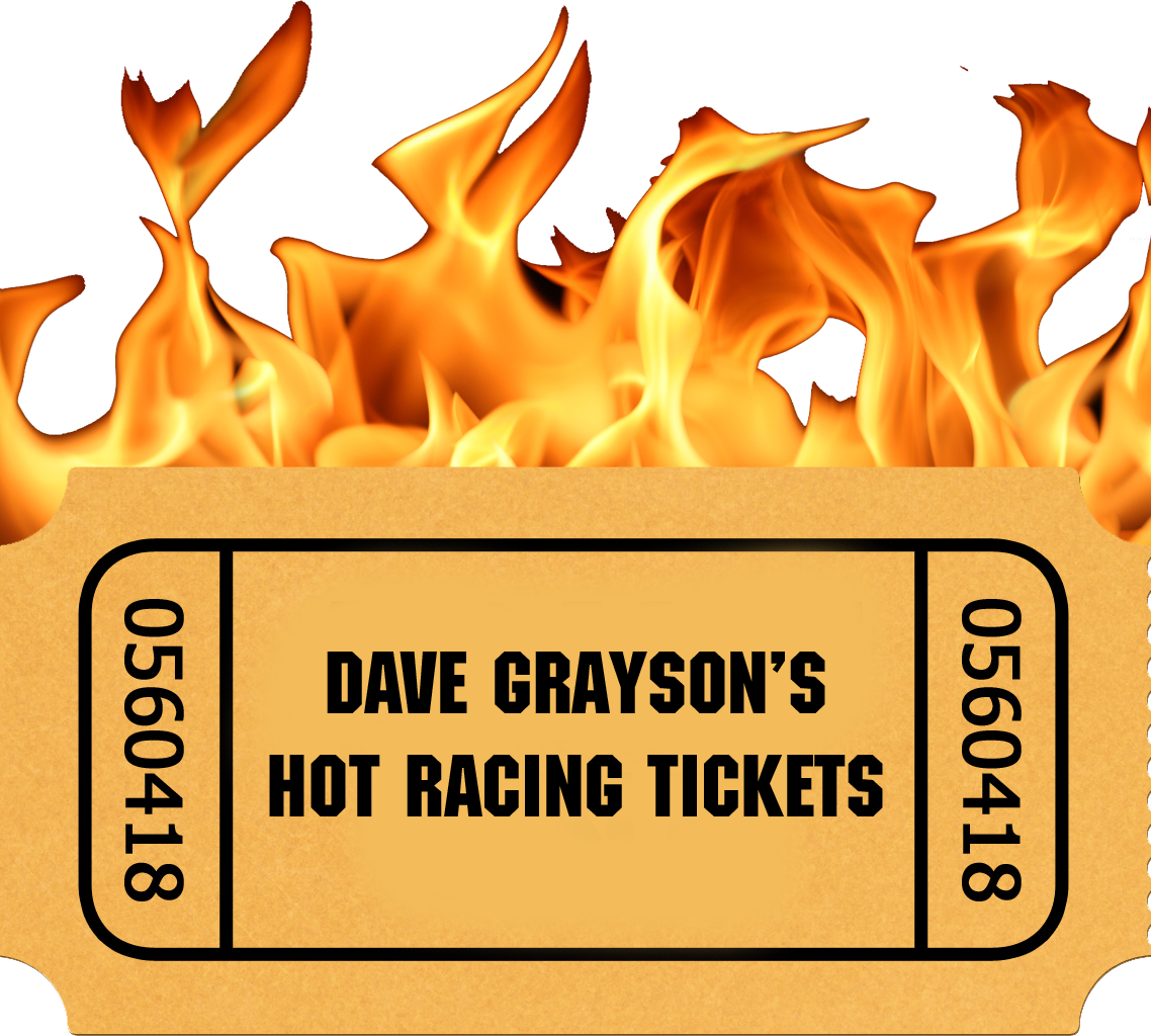 Dave Grayson's Hot Racing Tickets For June 4th (1138x1024), Png Download