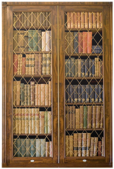 Bookcase Poster Pixers We Live To Change - Stickers Bibliothèque Trompe L Oeil (400x400), Png Download