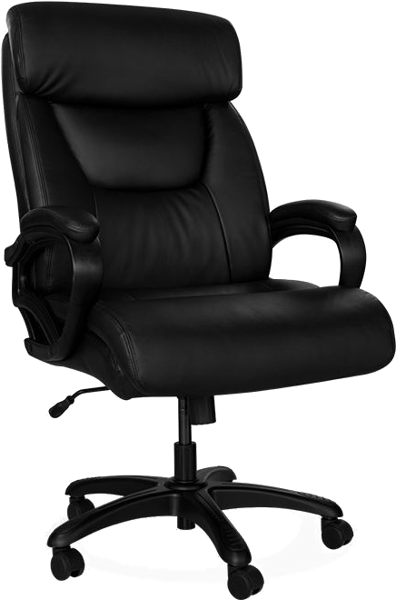 King Cobra High Back Chair - Staples Rockvale Luxura Office Chair Black (720x850), Png Download