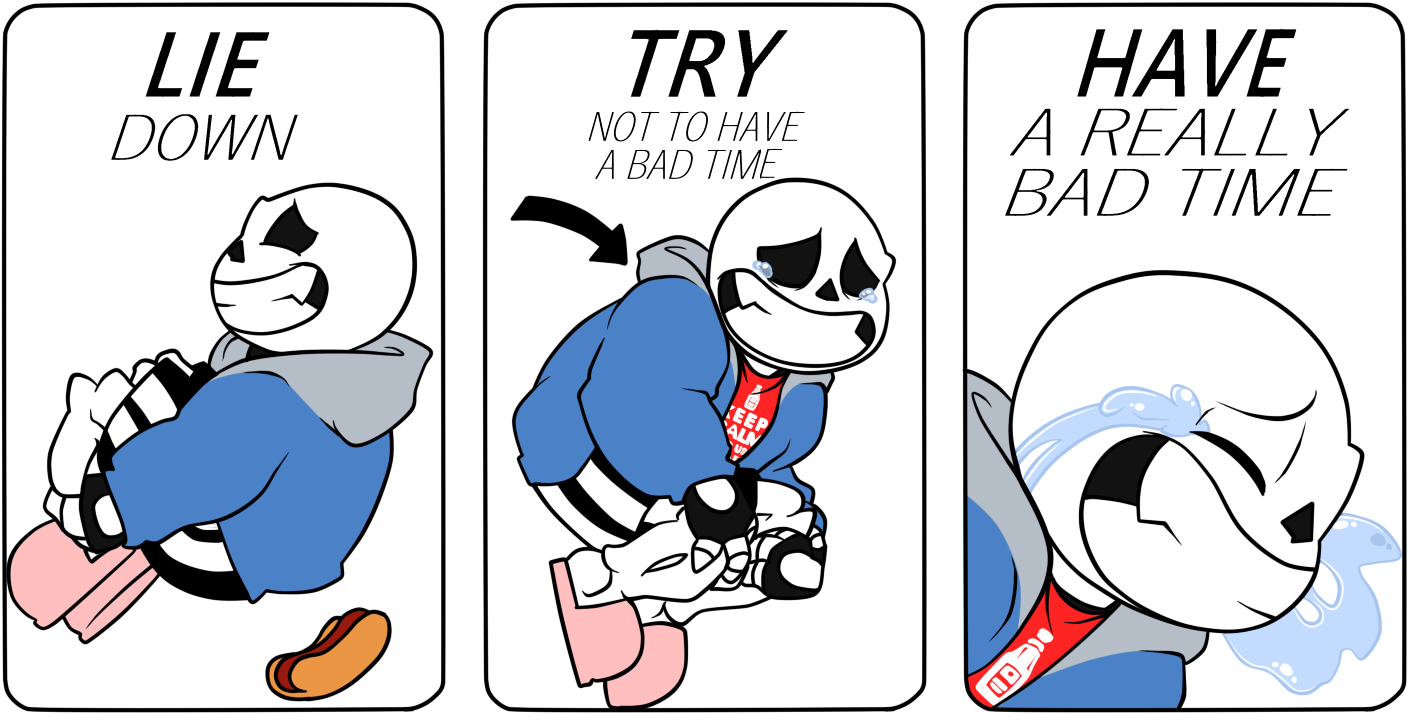 Lie Down Try Have A Really Bad Time Not To Have A Bad - Lie Down Try Not To Have A Bad Time (1449x757), Png Download