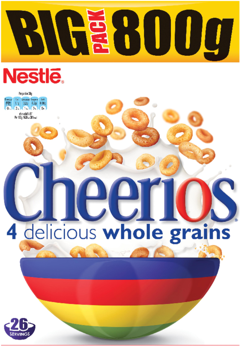 Nestle Cheerios 800g - Nestle Cheerios (600g) (800x800), Png Download