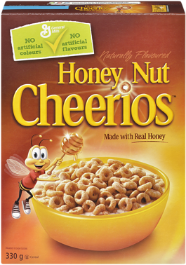 Honey Nut Cheerios Png - Cheerios Honey Nut Real Honey Cereal (380x380), Png Download