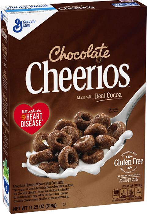 Chocolate Cheerios (592x704), Png Download