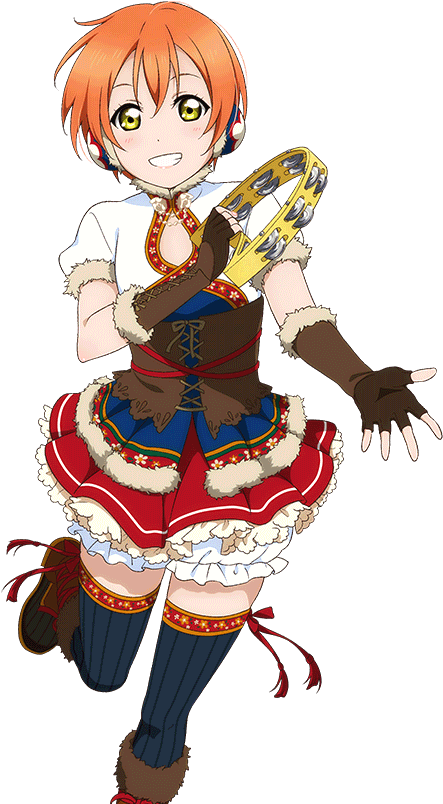 Transparent - Idolized - Rin Hoshizora Snowy Mountain (1024x1024), Png Download