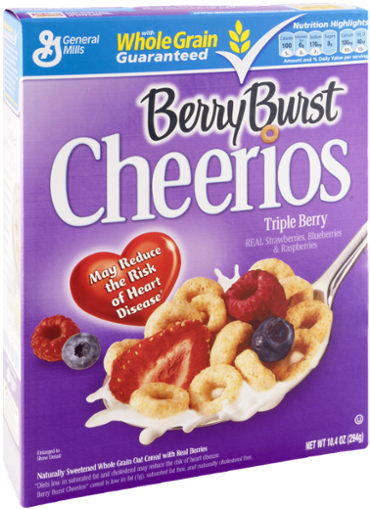 Berry Berry Cheerios Cereal (600x600), Png Download