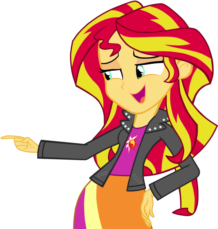 Sunset Shimmer Vector You Must Be New Here By Destinyshirshuxd-d6c0dn3 - My Little Pony Equestria Girls Giantess (927x861), Png Download