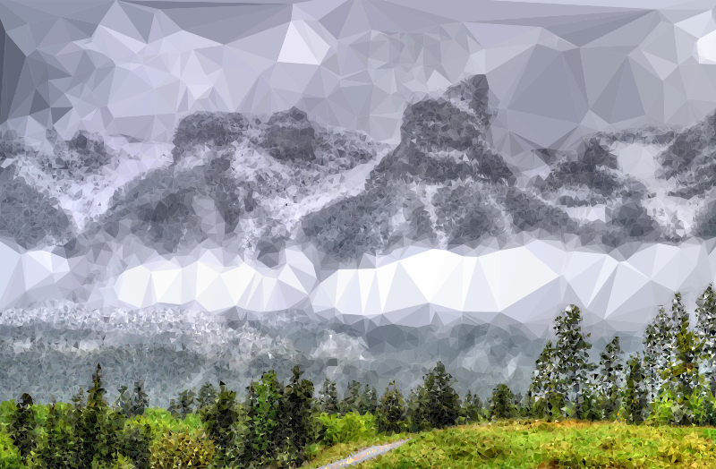 Source - Openclipart - Org - Report - Snowy Mountain - Portable Network Graphics (800x524), Png Download