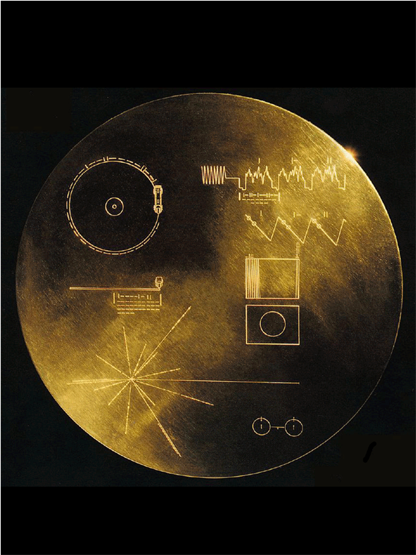 Voyager Sonde Golden Record (800x800), Png Download