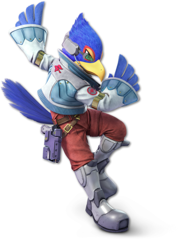 Here Are All Of The Characters So Far Revealed For - Super Smash Bros Ultimate Falco (680x830), Png Download