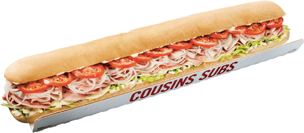 Party Sub - Cousins Subs Of Manitowoc - Calumet Ave. (600x549), Png Download