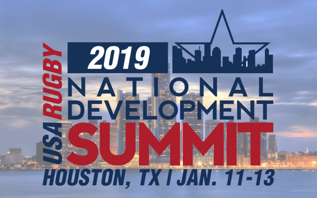 Houston, Tx To Host 2019 National Development Summit - Usa Rugby (650x406), Png Download