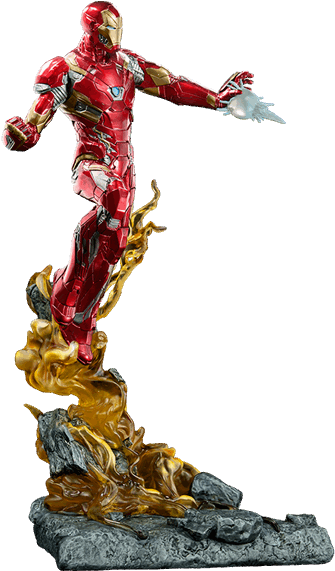 Civil War - Iron Man Civil War Statue (600x600), Png Download