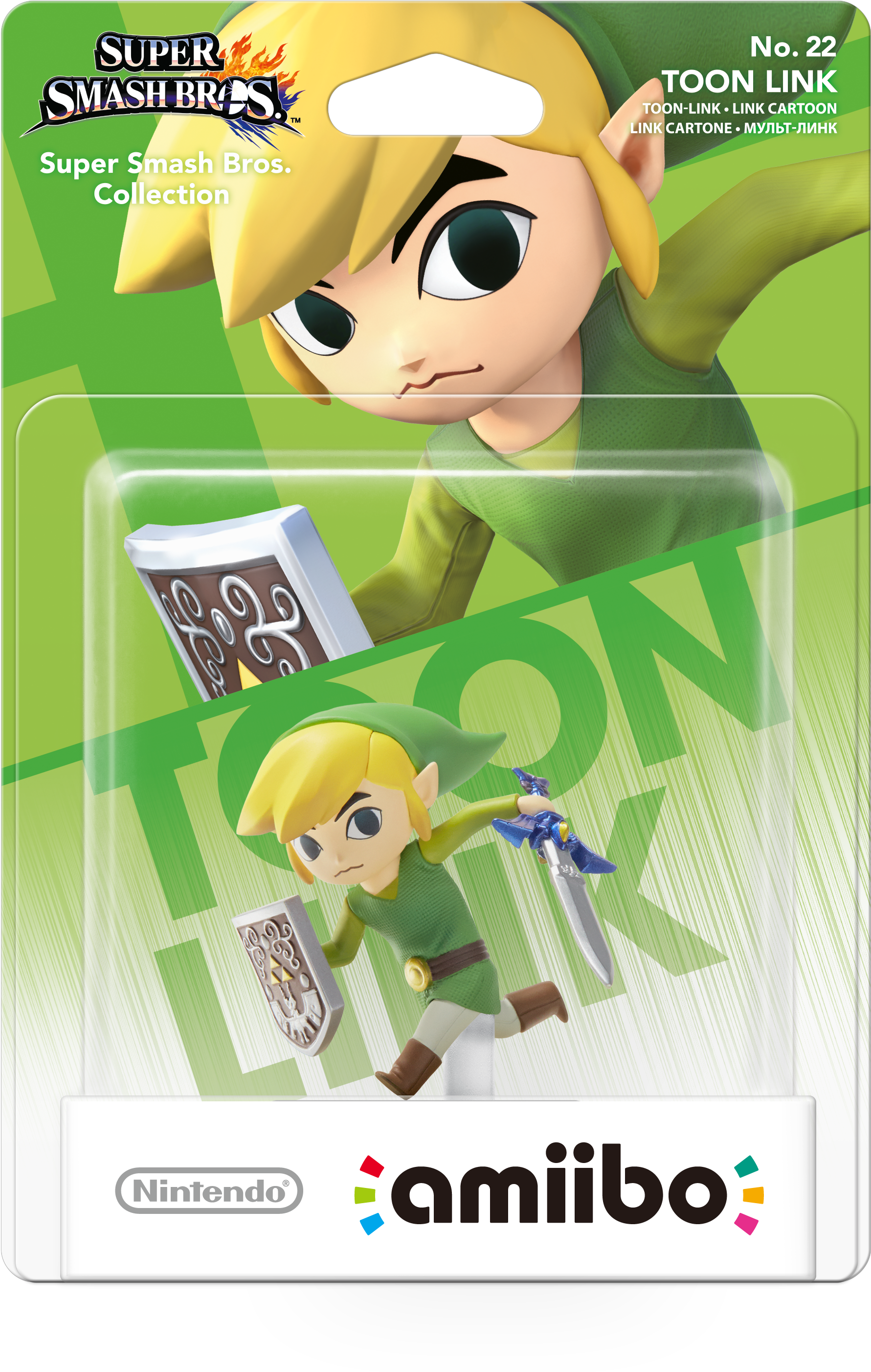Wave03 04 Amiibo Too - Toon Link Amiibo Box (2146x2986), Png Download