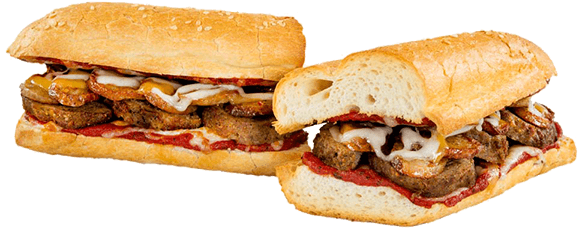 Caesar Pleasure Sandwich - Sandwich (600x265), Png Download