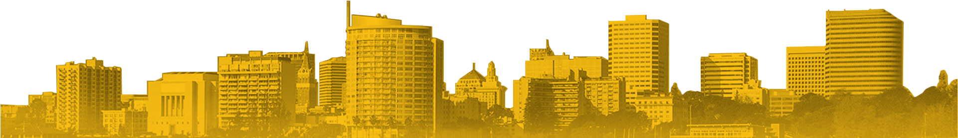 East Oakland - Tower Block (1920x443), Png Download