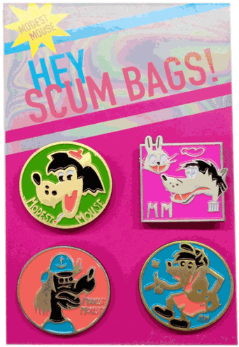 Hey Scum Bag Pin 4 Pack - Bag (700x700), Png Download