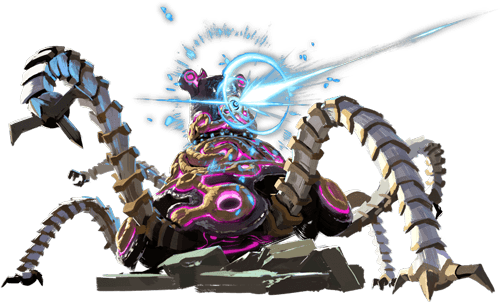 Guardian Zelda Breath Of The Wild - Zelda Breath Of The Wild Guardian (500x302), Png Download