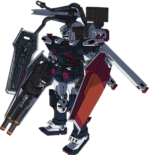 Artillery Type Gms And "guncanons" Are Also Used - Record Of Thunderbolt Gundam (492x500), Png Download
