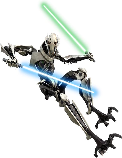 Generalgrievous Detail - Star Wars General Grievous Png (516x669), Png Download