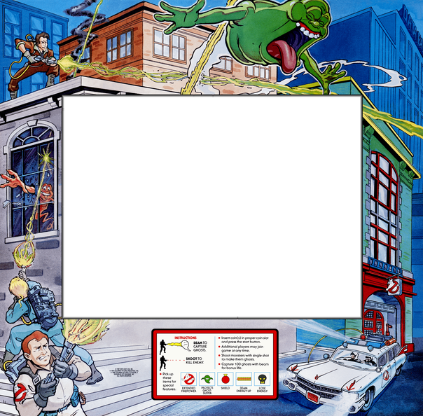 Ghostbusters Bezel - Cartoon (604x594), Png Download