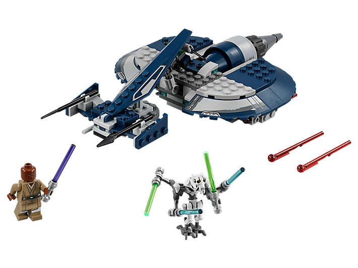 Lego Star Wars - Lego General Grievous Toys (947x532), Png Download
