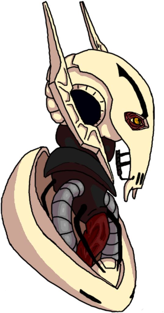 General Grievous Headshot By Gragaza On Deviantart - General Grievous (774x1032), Png Download