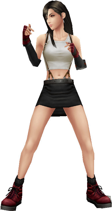 Tifa-dissidiarender - Final Fantasy Tifa Png (392x732), Png Download