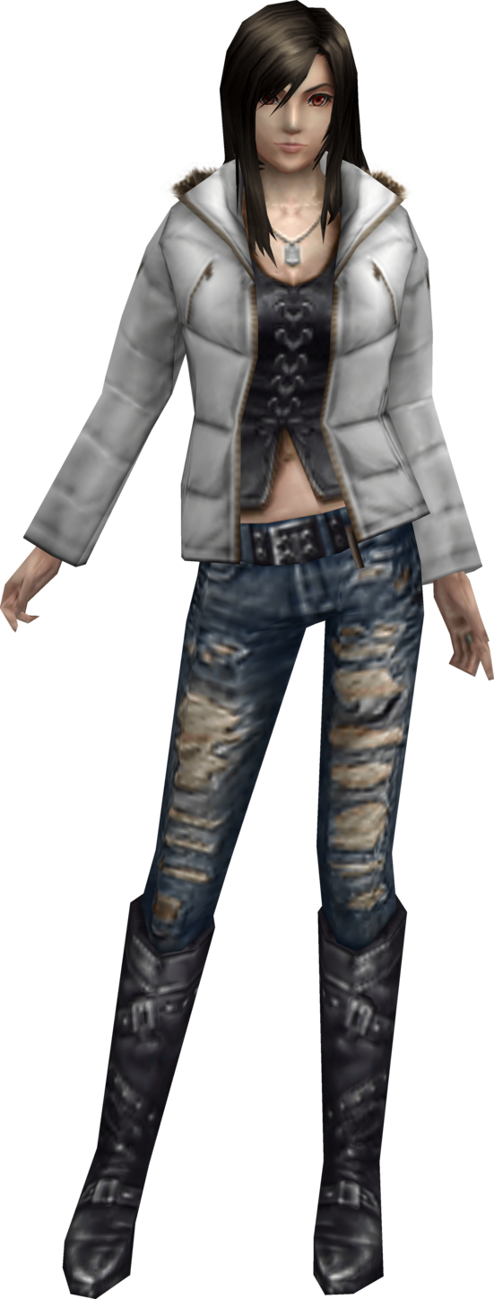 Tifa Lockhart 07 By Candycanecroft-d4h1fo6 - Final Fantasy Tifa Render (551x1447), Png Download