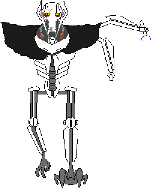 General Grievous - Cartoon (1000x650), Png Download