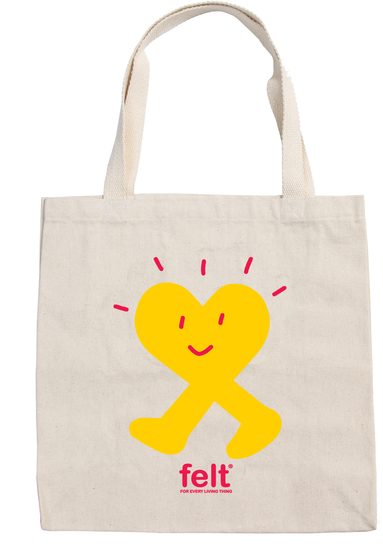 Yellow Heart Tote - Shopping Bag (720x720), Png Download