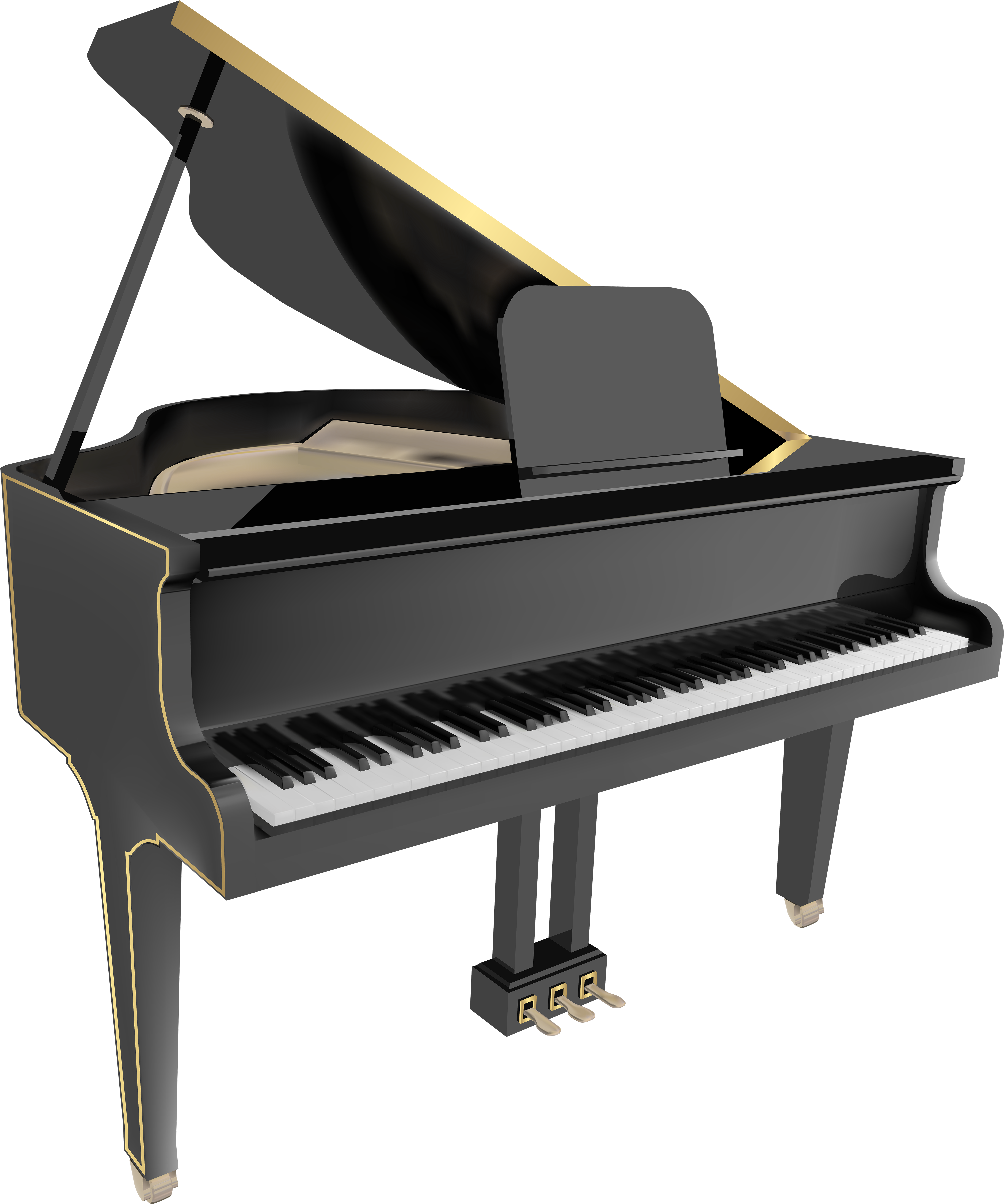 Piano Png (5967x7000), Png Download
