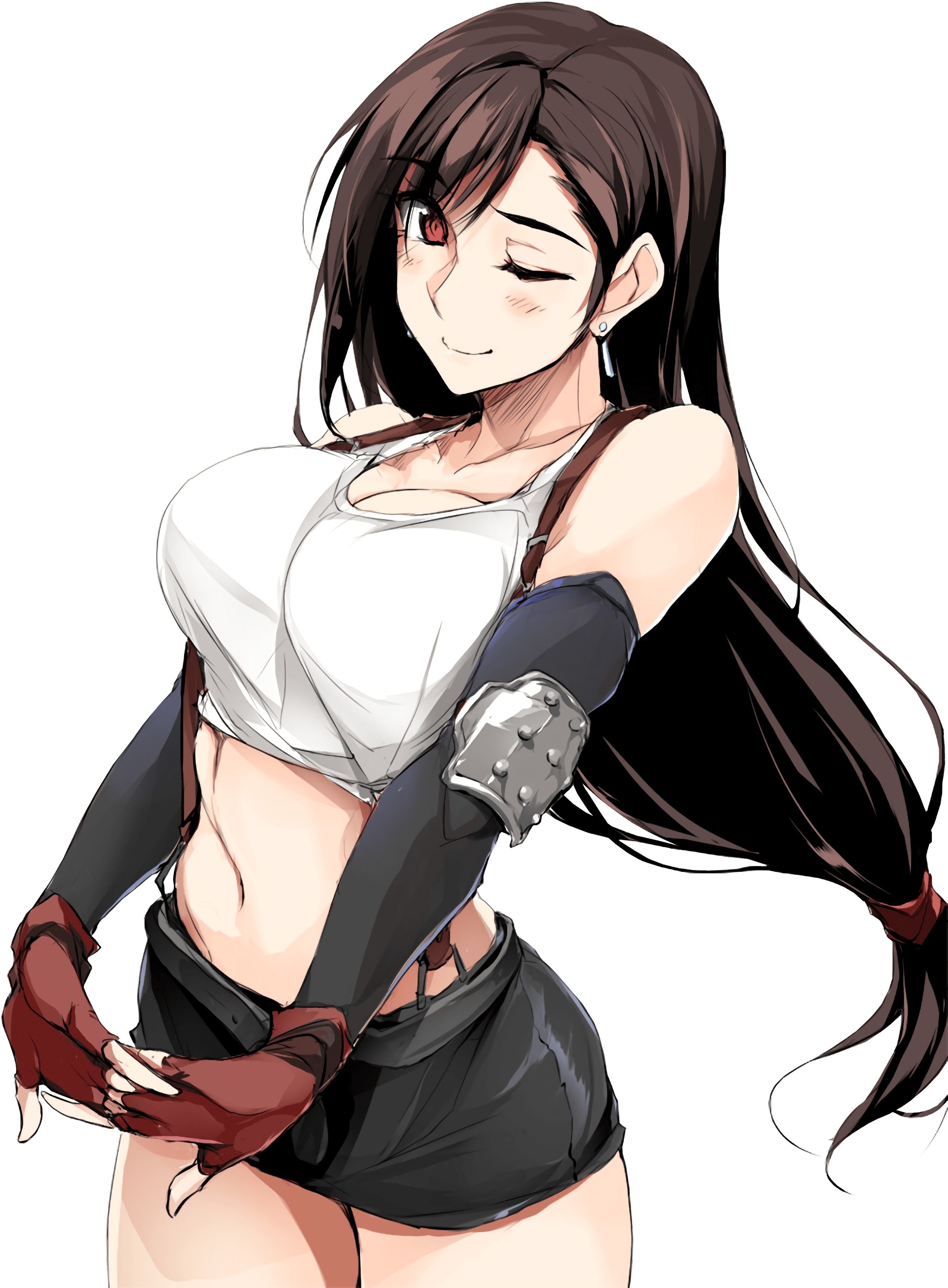 Fulfilled ✓can Someone Give This Tifa A Decent Background - Final Fantasy (2652x3510), Png Download