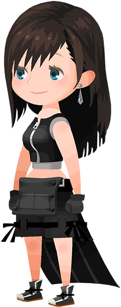 Kh2 Tifa - Kingdom Hearts Union Cross X Avatar Boards (270x635), Png Download