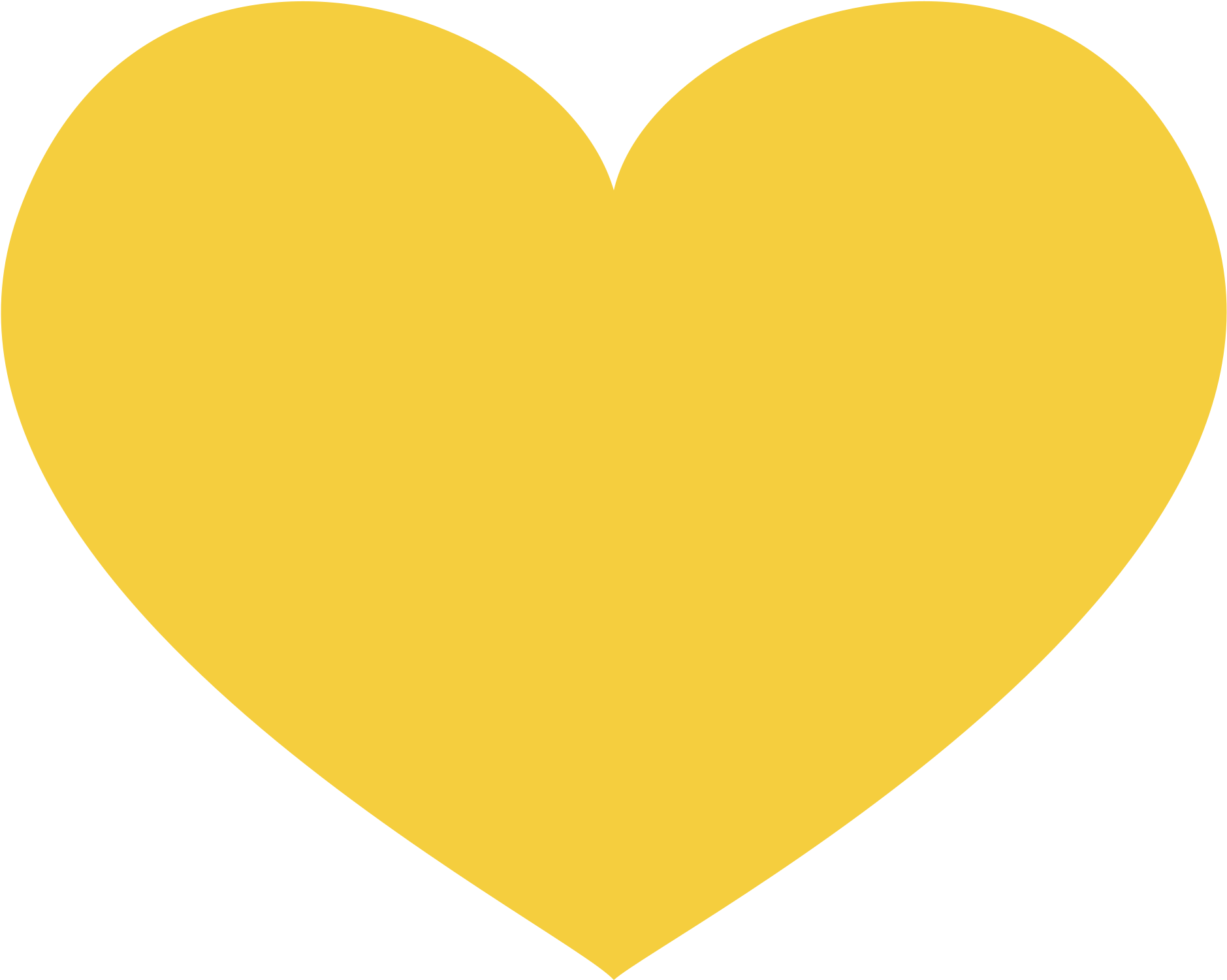 Open - Heart In Yellow (2000x2000), Png Download