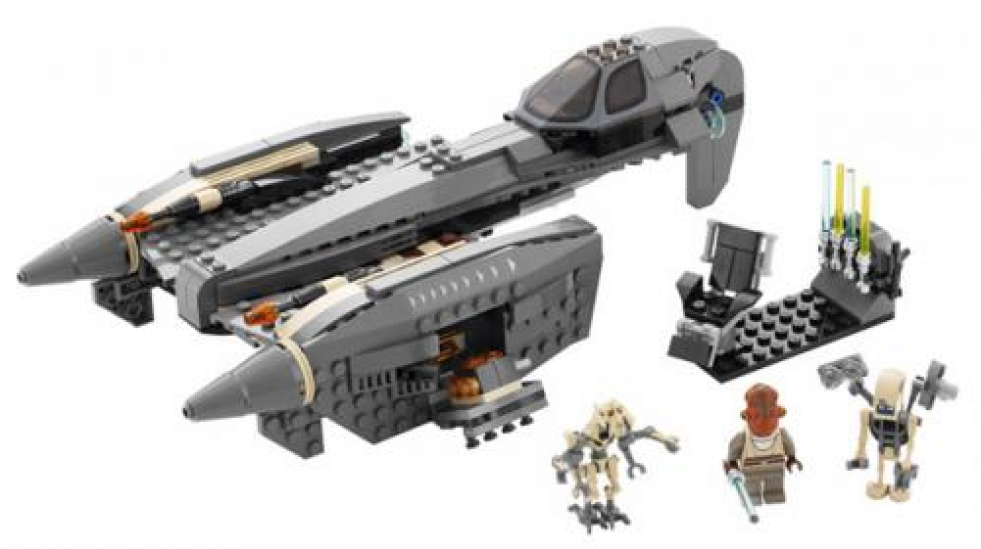 Lego Star Wars 8095 General Grievous Starfighter (980x980), Png Download