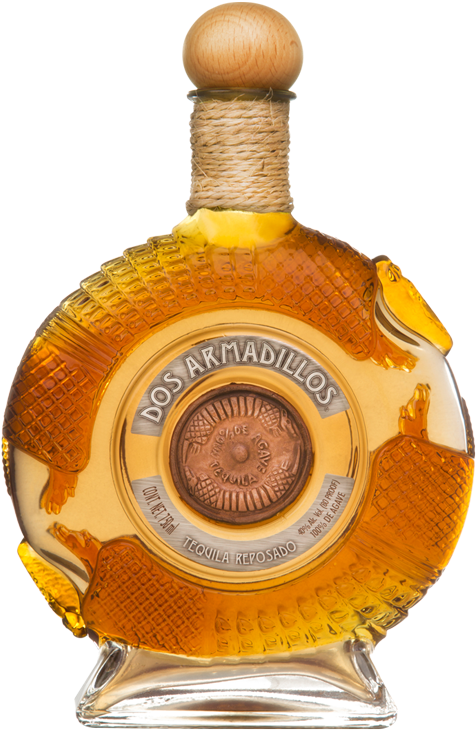 Dos Armadillos Reposado - Dos Armadillos Tequila (815x815), Png Download