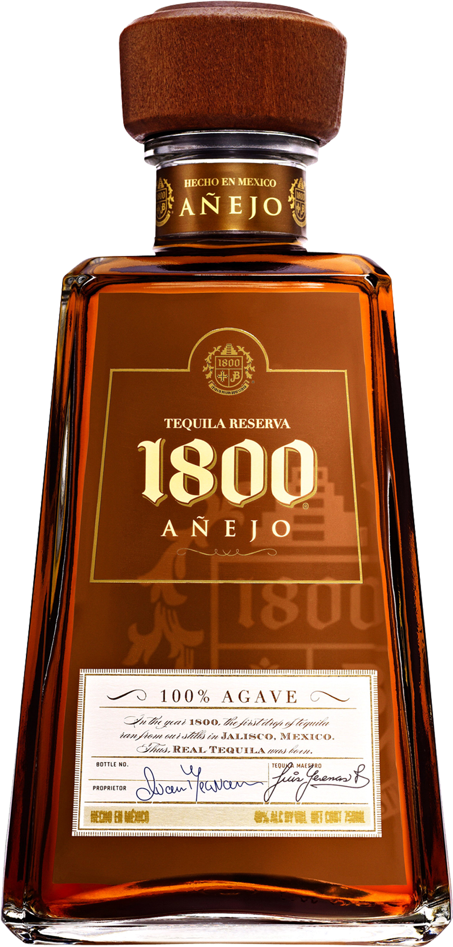1800 Añejo Tequila 700ml - 1800 Anejo Tequila 700ml (1600x2000), Png Download